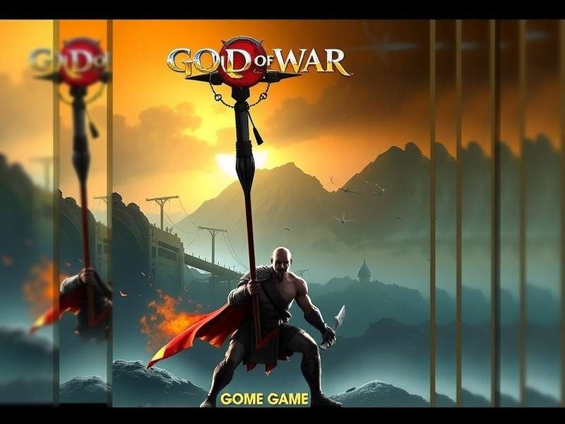 Kratos and Atreus rowing a boat in God of War 2018