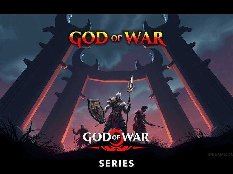 Kratos holding the Blades of Chaos in a dramatic pose