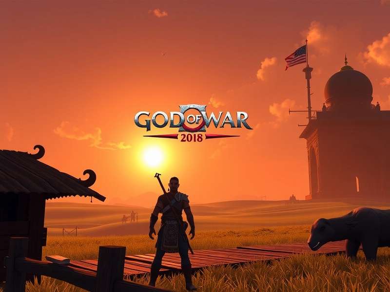 Kratos and Atreus in combat in God of War 2018