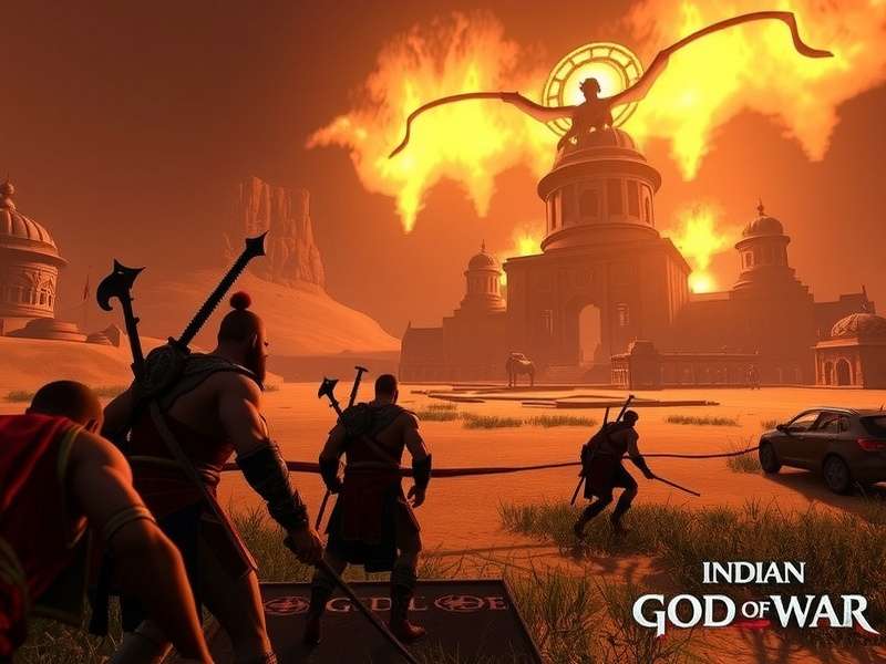 God of War PC gameplay screenshot showing Kratos and Atreus in combat