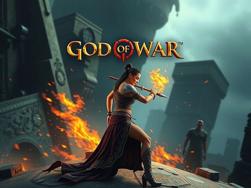 God of War graphics settings menu on PC with performance metrics