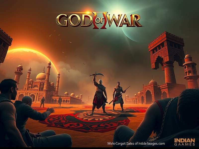 God of War PC Gaming Setup with high-end components