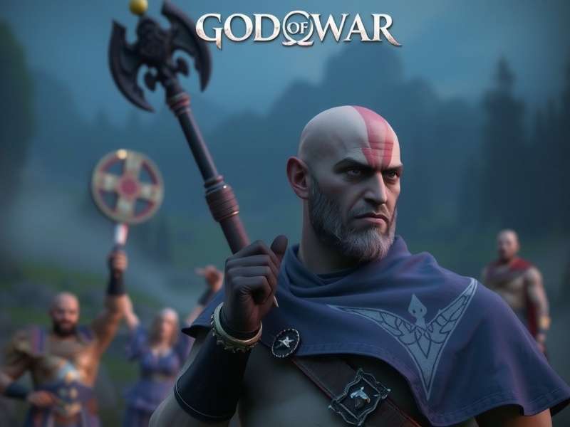 Kratos throwing the Leviathan Axe in God of War (2018)