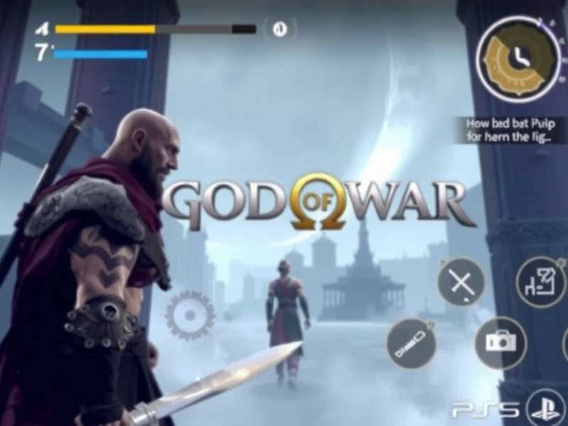 PS5 setup for playing old God of War games