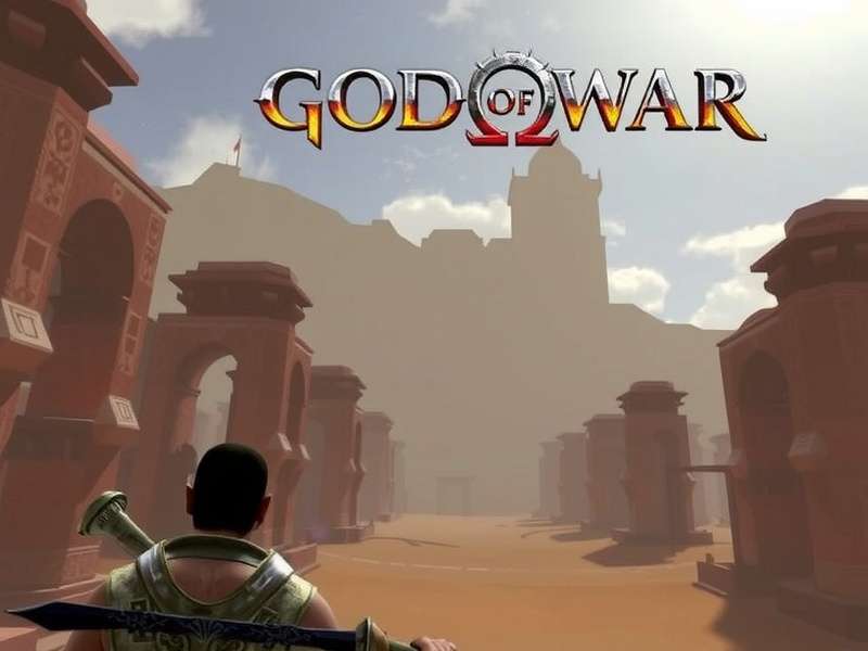 God of War PS3 gameplay showing Kratos in action