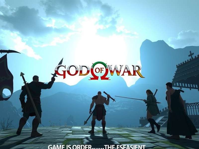 Kratos using Blades of Chaos against Greek mythology enemies