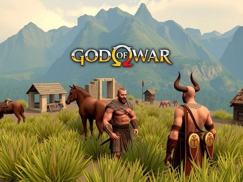 Kratos and Atreus fighting together in God of War Ragnarok