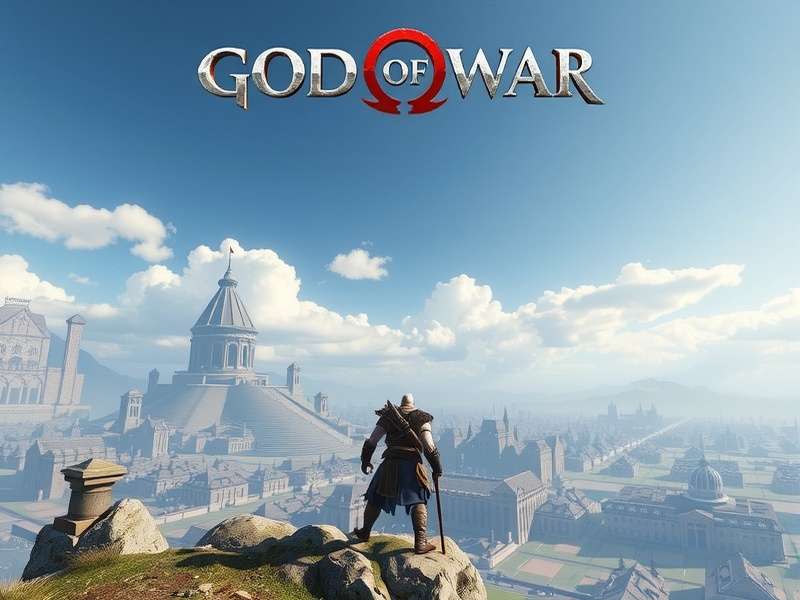 God of War gameplay screenshot showing Kratos and Atreus in action