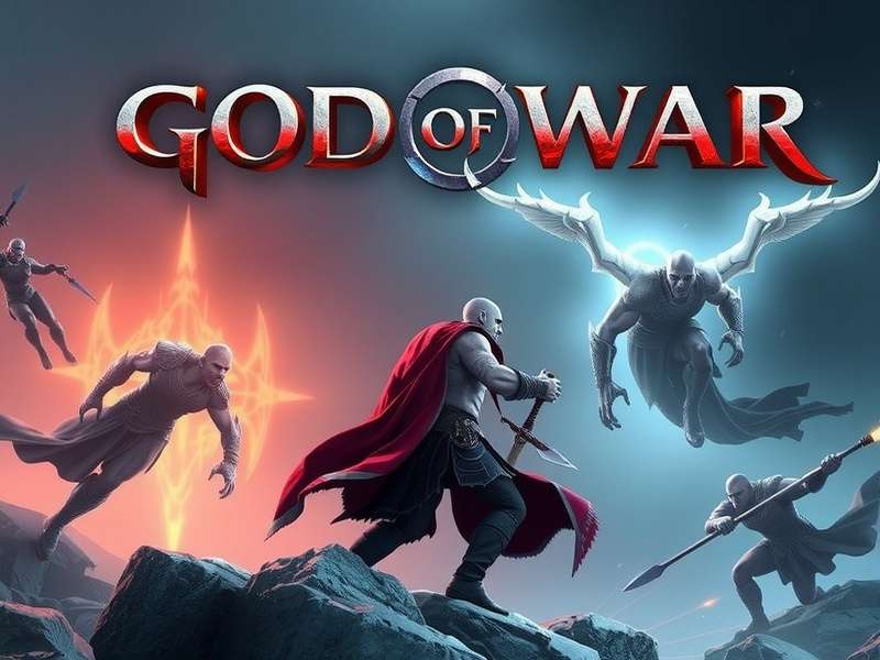 God of War PC gameplay screenshot showing Kratos and Atreus in Midgard