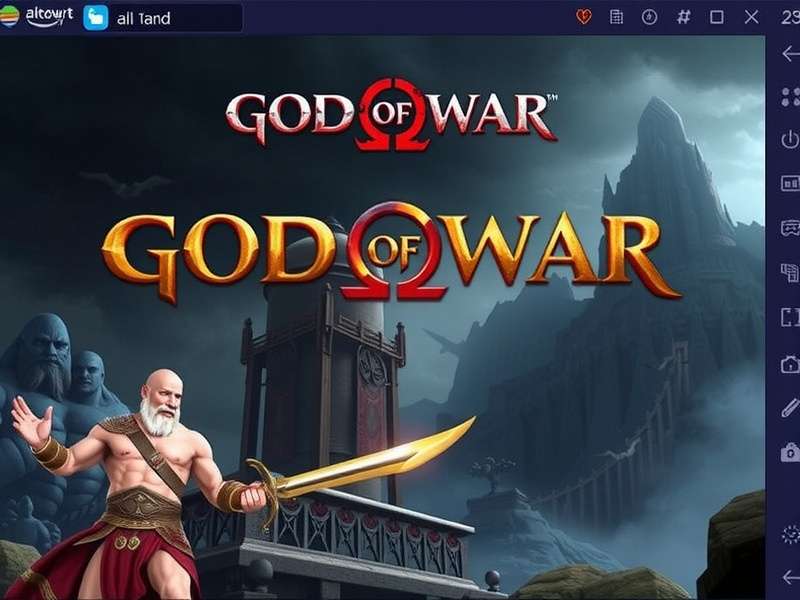 God of War Game Kratos and Atreus in Norse world