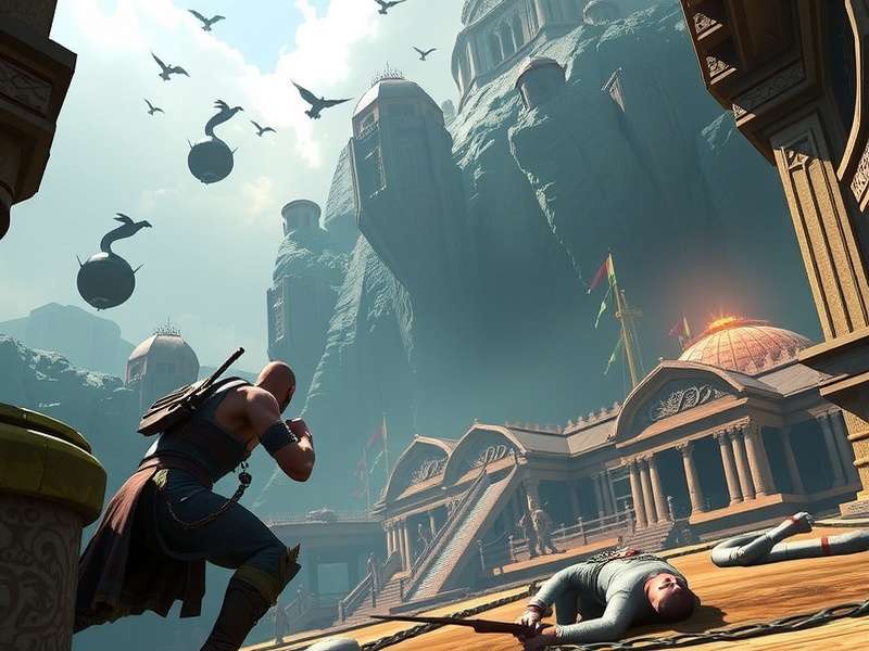 God of War PC gameplay running at ultra settings showcasing Kratos and Atreus in Midgard