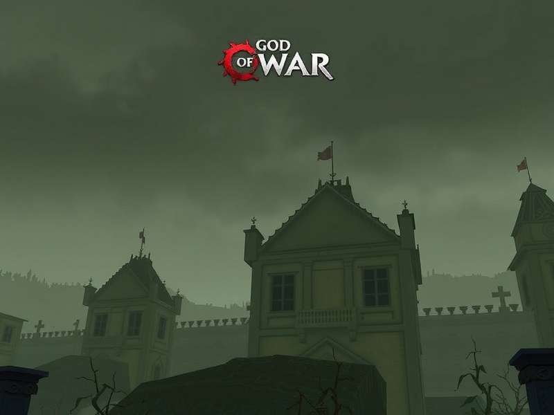 Kratos and Atreus look out over the Lake of Nine in Midgard