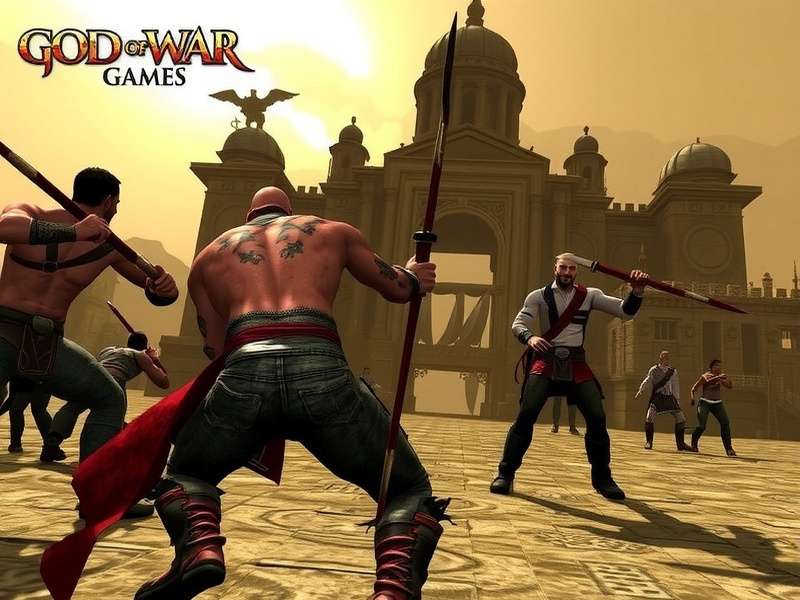 Kratos in God of War: Chains of Olympus and Ghost of Sparta on PSP