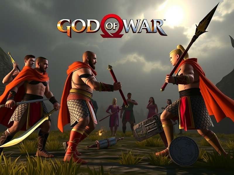 Kratos and Atreus looking at the Lake of Nine in God of War (2018)