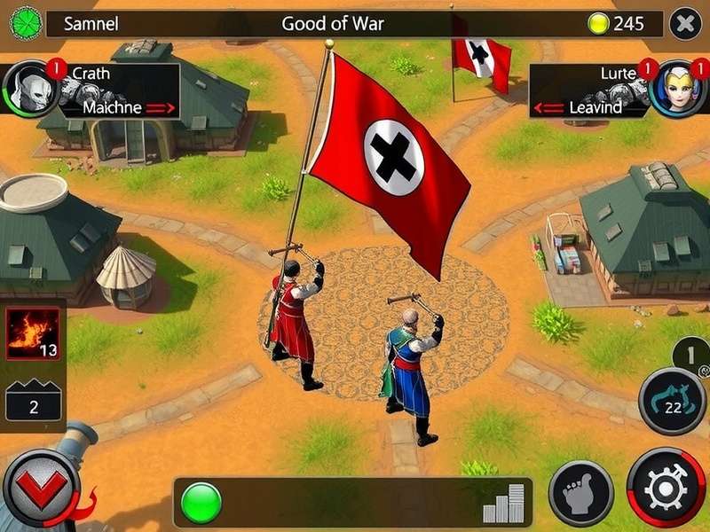 Kratos and Atreus standing together in God of War (2018) scenic view