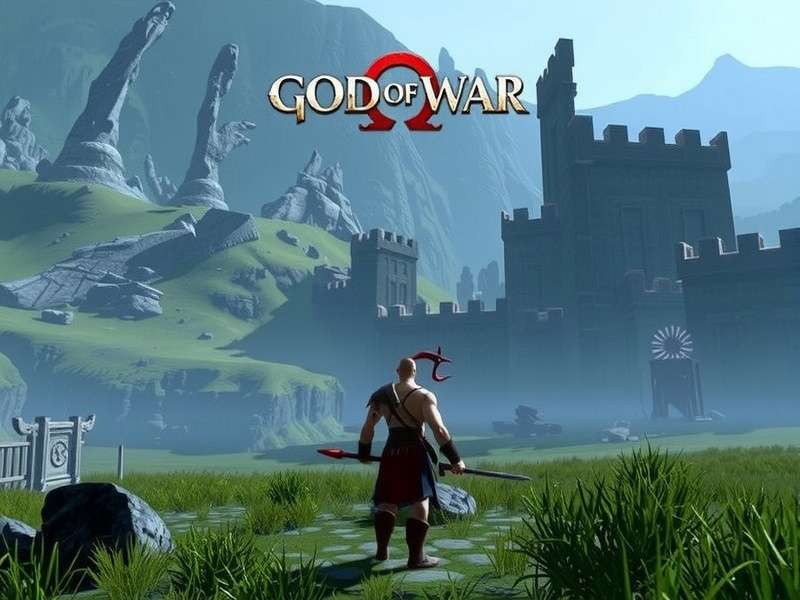 Kratos and Atreus in God of War gameplay scene