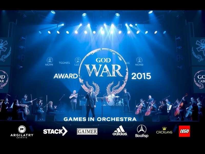 God of War Game Awards Orchestra performing live with dramatic lighting