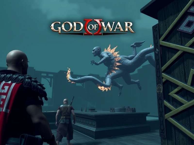 God of War Kratos and Atreus in 4K gameplay scene