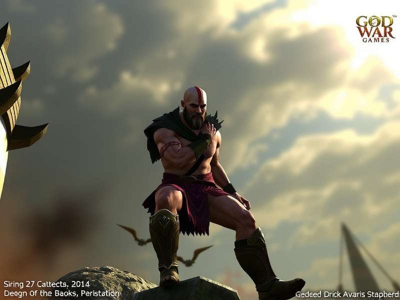 Kratos wielding the Leviathan Axe in God of War (2018)