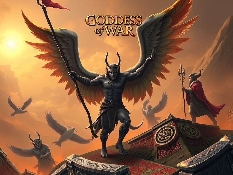 Artistic depiction of a Goddess of War from various mythologies