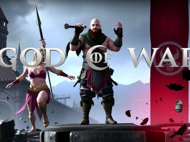 God of War PC gameplay screenshot showing Kratos and Atreus in stunning 4K detail