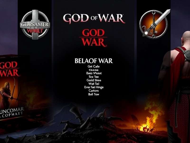 Powerful gaming PC setup with God of War Ragnarok themed lighting