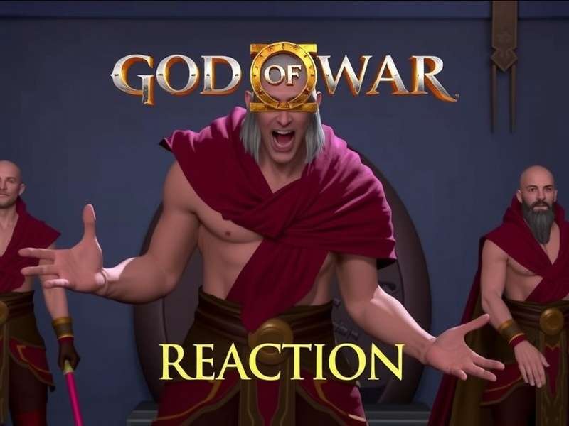 Audience and developers reacting with joy to God of War's Game Awards win