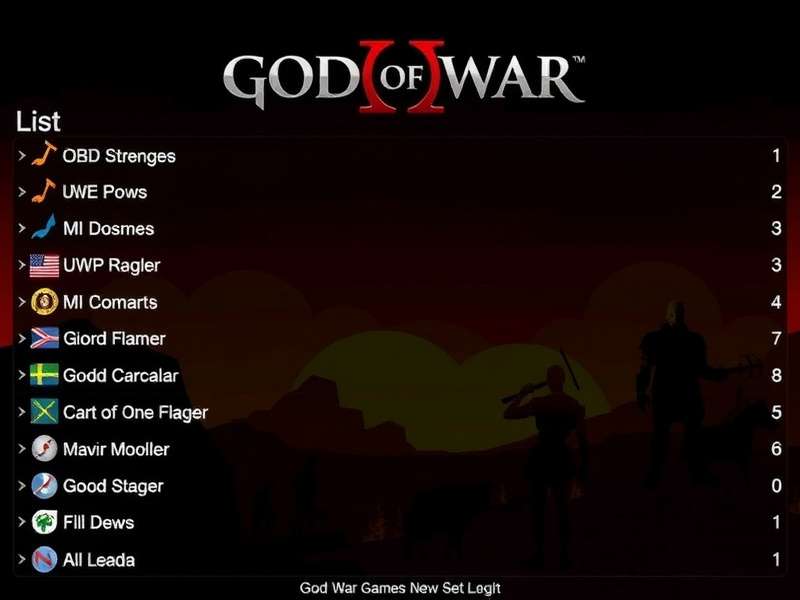 God of War Series Complete Timeline Visual Guide