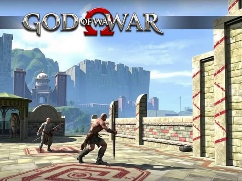 God of War PC gameplay screenshot showing Kratos and Atreus