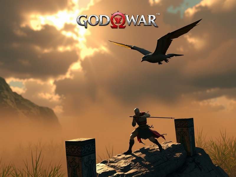 Kratos and Atreus exploring Midgard in God of War Norse Saga