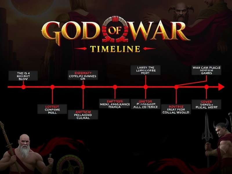 God of War complete timeline overview featuring Kratos from Greek to Norse saga