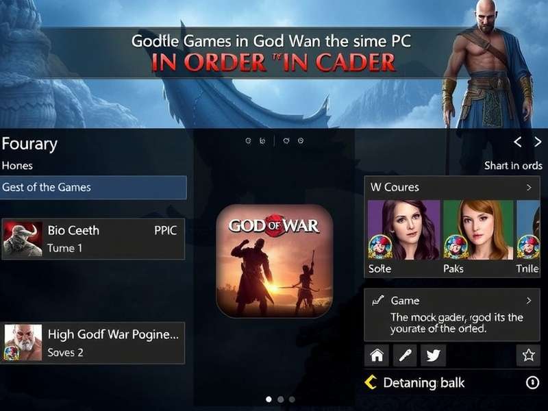 God of War Games PC In Order – Kratos across Greek and Norse sagas on computer