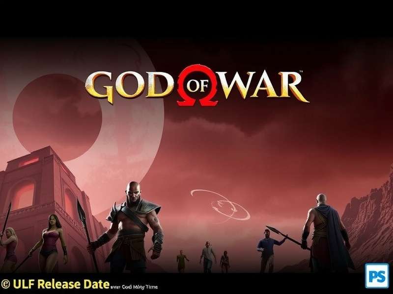 God of War release date timeline collage showing Kratos across all eras from 2005 to 2025