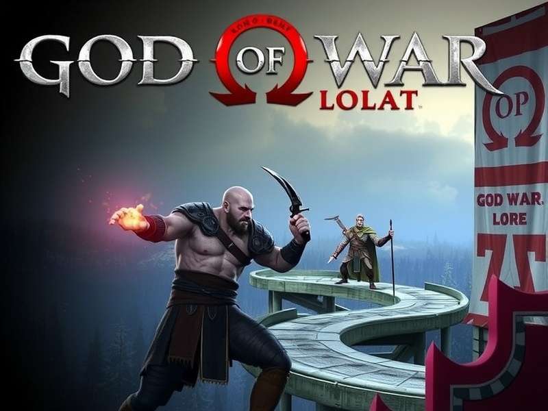 God of War Kratos and Atreus epic scene from the Norse saga