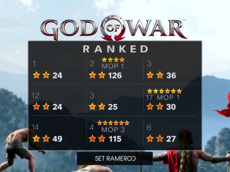 God of War Ragnarok and Kratos standing in the Norse realms with Leviathan Axe