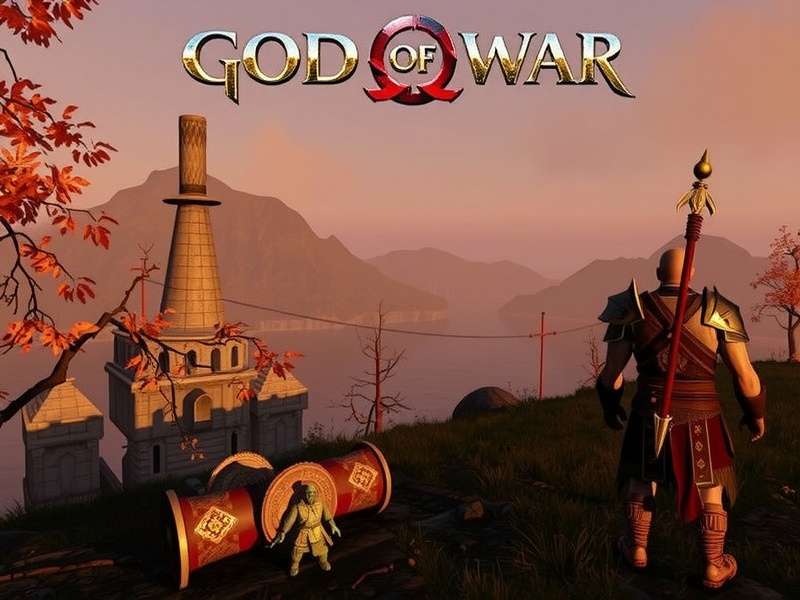 God of War Ragnarök gameplay screenshot showing Kratos in combat with the Leviathan Axe