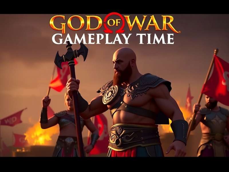 Kratos and Atreus in God of War gameplay screenshot