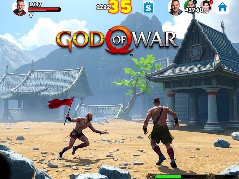 God of War 2018 Kratos and Atreus in Norse realm