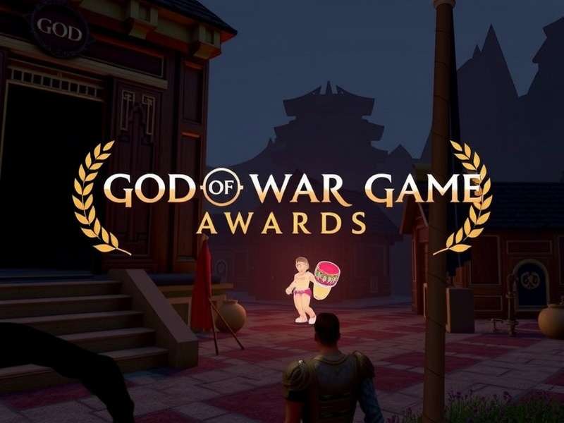 God of War Ragnarök at The Game Awards 2022 stage with Kratos and Atreus