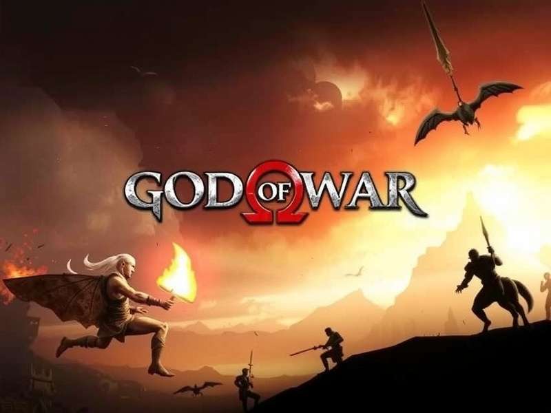 God of War PC game action scene with Kratos and Atreus in Midgard