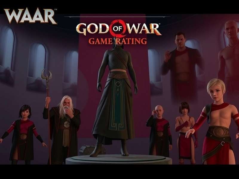 Kratos standing with the Leviathan Axe — God of War game rating cover image